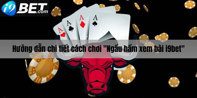 Hướng dẫn cách chơi chi tiết tựa game ngầu hầm xem bài i9bet